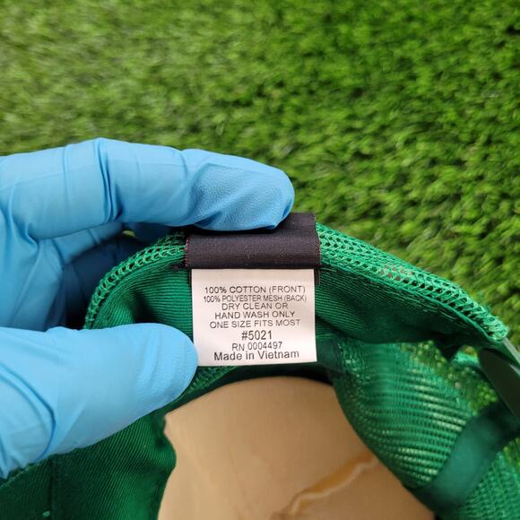 Magic Headwear Fringe Trucker Hat Snapback Tear/Stain AS IS OSFM - Picture 8 of 8